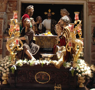 Misterio de la Sagrada Cena en el Corpus Christi de 2011 / J.J. COMAS R.
