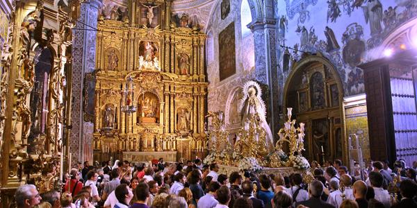 La Virgen del Carmen de Calatrava en el interior del Convento de San Clemente / LUIS MANUEL JIMÉNEZ