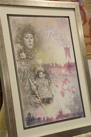 Cartel del Bicentenario del Rocío Chico pintado por Isabel Sola