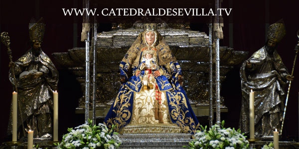 Emisión 24 horas de la Virgen de los Reyes en novena / J. JAVIER COMAS R.